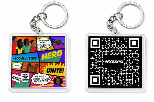 Social Justice Keychain & Bag Charm