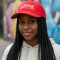 Adjustable Baseball Cap – Multicolored, Black, & Red | One Size Fits All | Cotton Polyester Blend | All-Season Streetwear Hat for Men & Women | B.Brave by SK WiLBUR