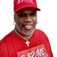 Adjustable Baseball Cap – Multicolored, Black, & Red | One Size Fits All | Cotton Polyester Blend | All-Season Streetwear Hat for Men & Women | B.Brave by SK WiLBUR