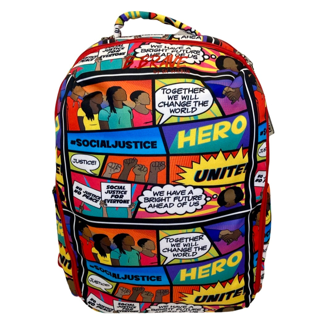 big justice leather backpack Justus Travel the two side zip pockets provide secret storage L Monogrammed Girls Justice Backback
